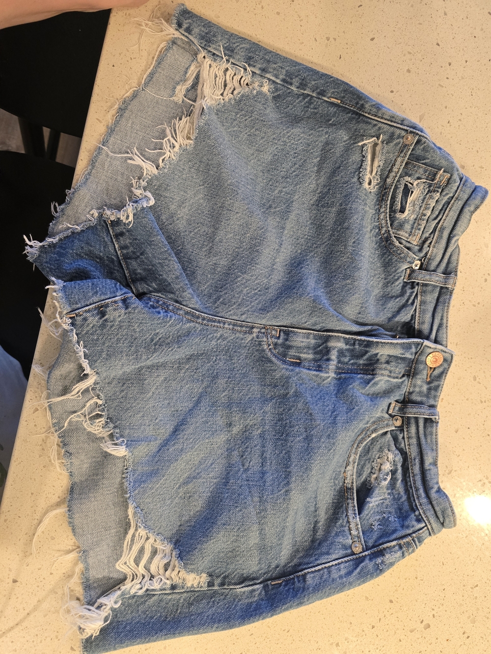 AE Distressed High Rise Short